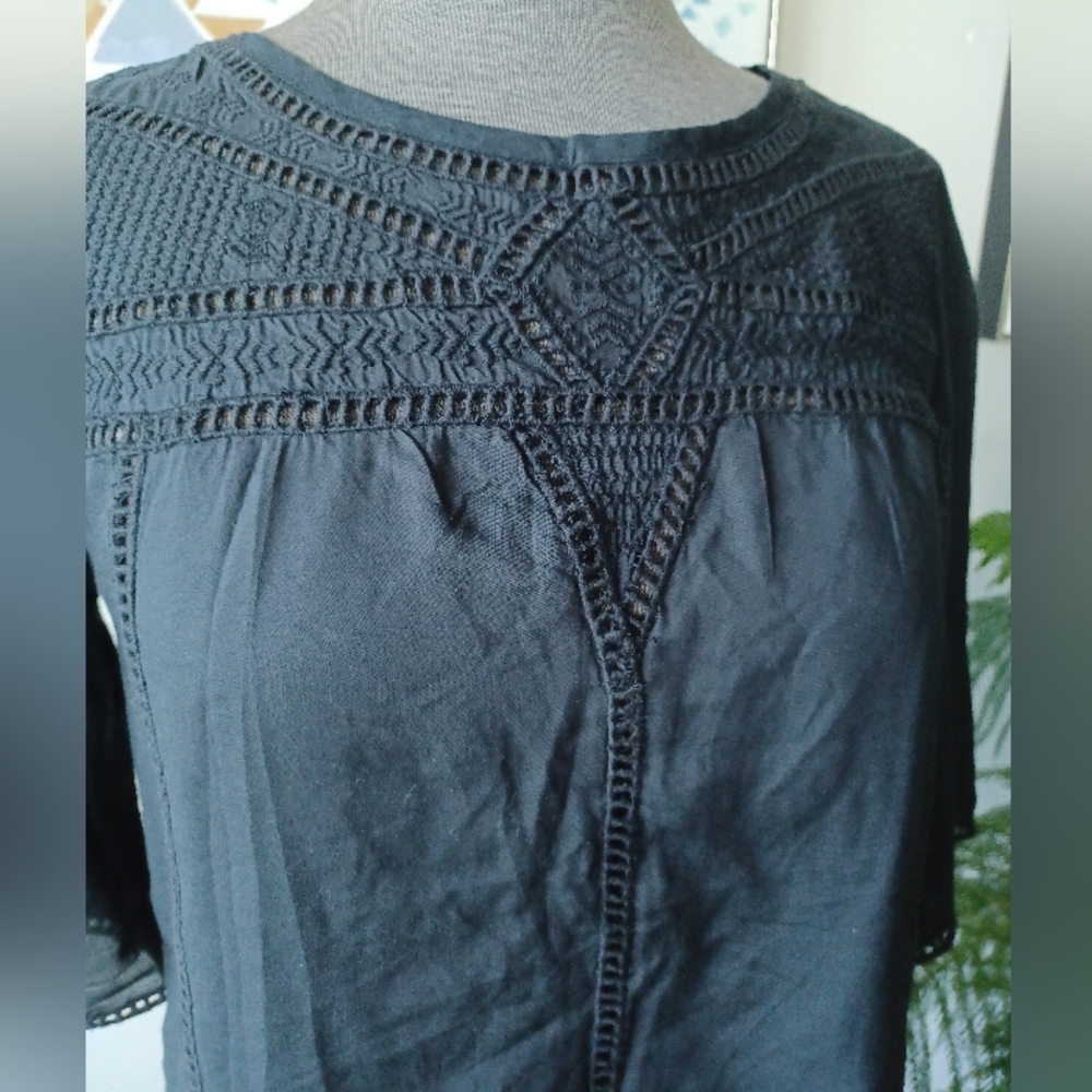 Amuse Society Harmony Embroidered Blouse